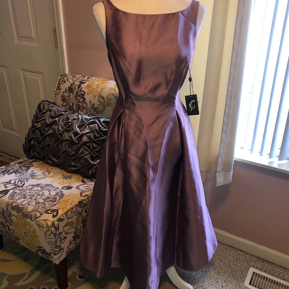 New with tags lilac sleeveless lined dress.